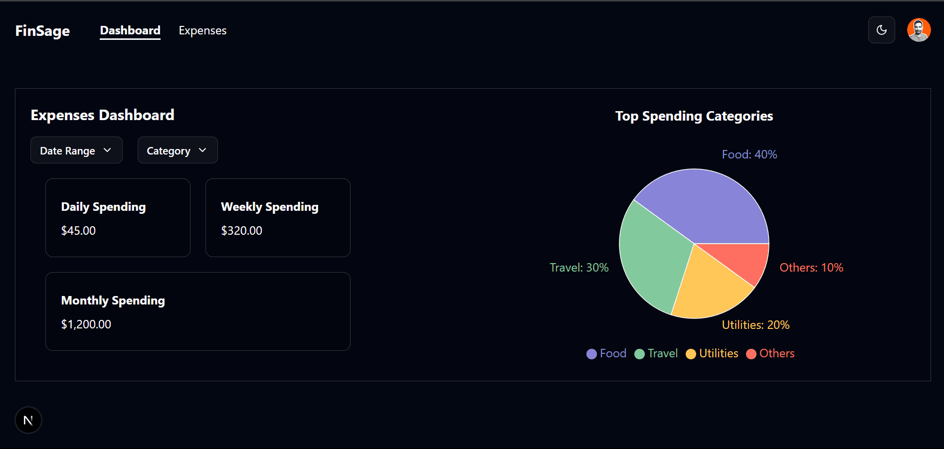 Fin Sage — Personal Finance Tracker
